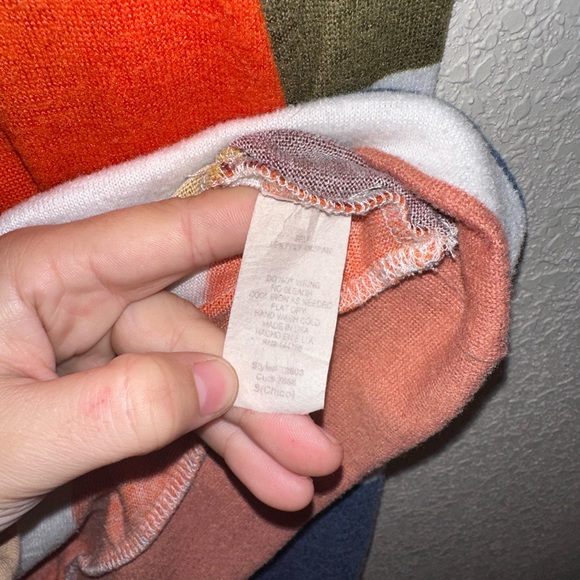 Two Twenty Five Multicolored Striped Sweater Women's Size Small - Picture 9 of 11